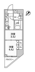 ＡＲＫＭＡＲＫ巣鴨ｓｔａ．の物件間取画像